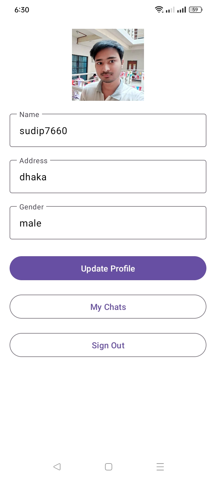 Chat Interface